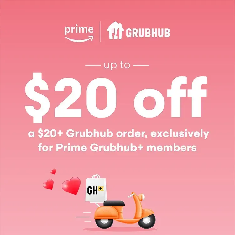 50% Off Grubhub Order For Prime Members