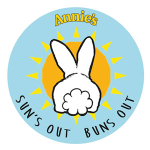 Free Annie's Sun's Out, Buns Out Sticker