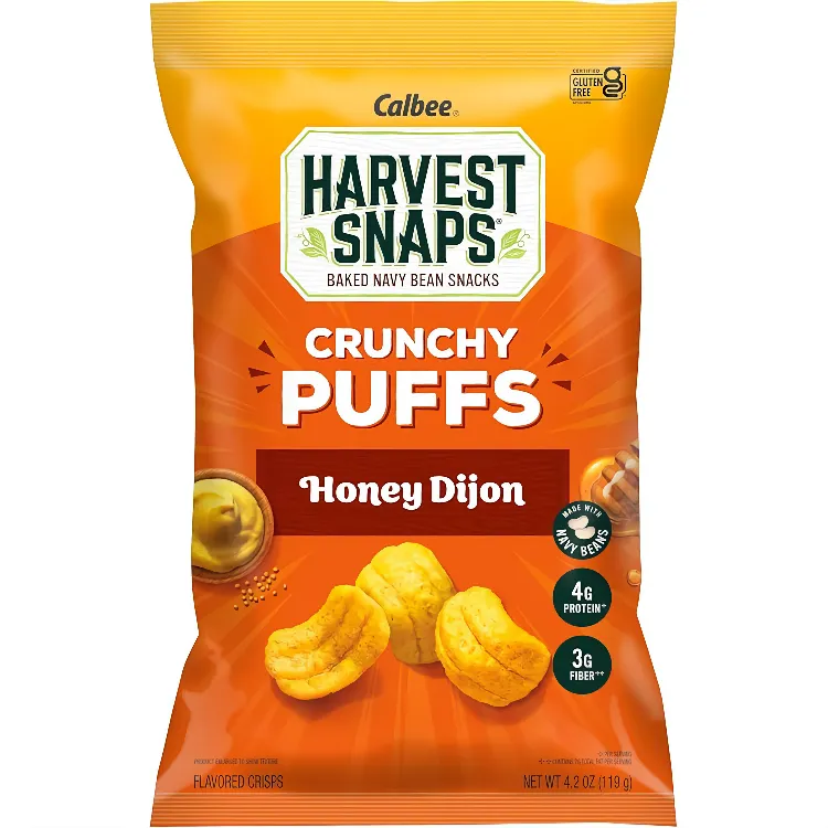 Free Harvest Snaps gluten-free, fiber-rich Crunchy Puffs