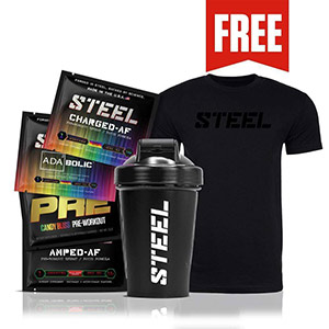 Swole AF: Sample Pack and Shaker Cup — Supplement Shop