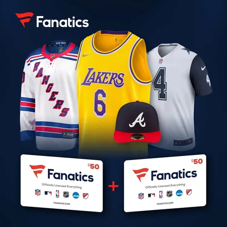 Free $10 Fanatics Egift Card From Xfinity Rewards