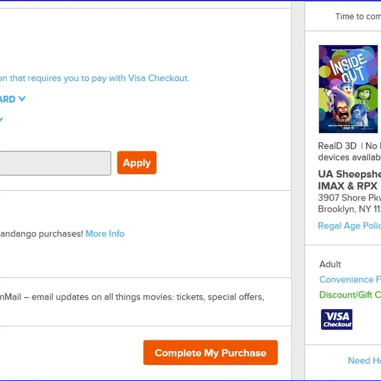 Free $10 Fandango Movie Ticket Promo Code