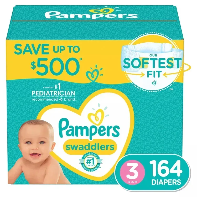 Free 16-count Pack Of Pampers Swaddlers Diapers