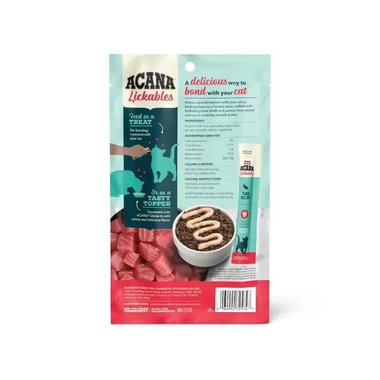 Free Acana Lickables Cat Treats Sample Pack