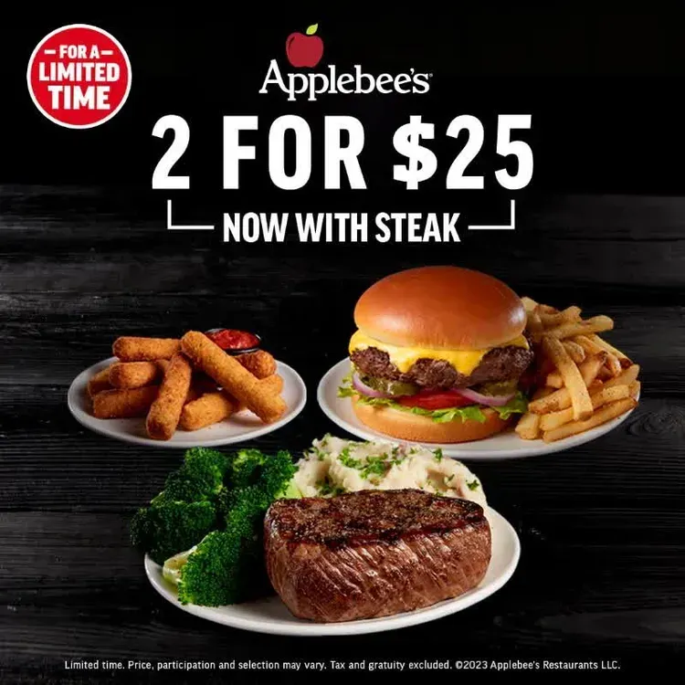 Free Applebees Entree