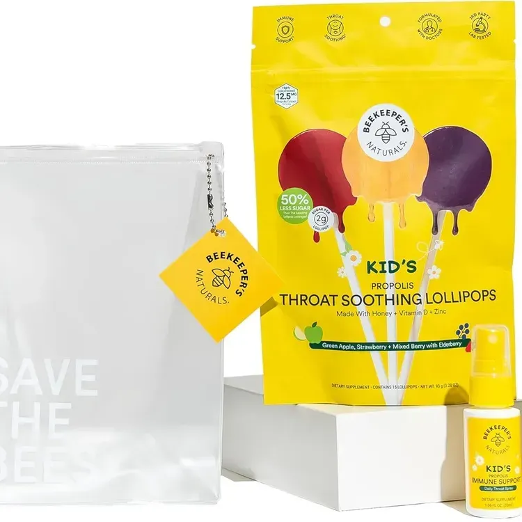 Free Beekeepers Naturals Kids Throat Soothing Pops From Social Nature