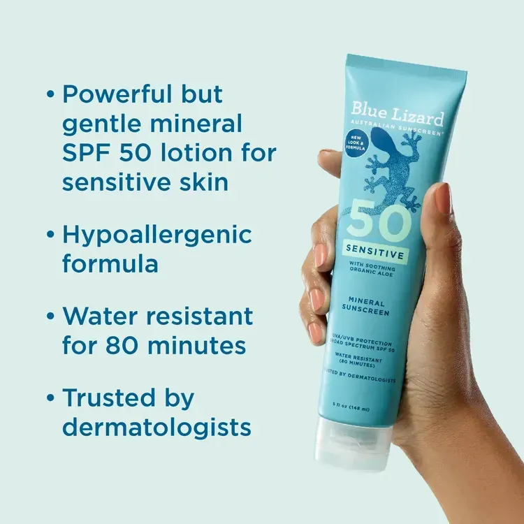 Free Blue Lizard Sensitive Mineral Sunscreen Lotion