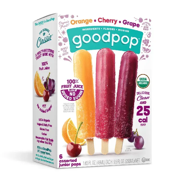Free Box Of Goodpop Ice Pops Through Gopuffs