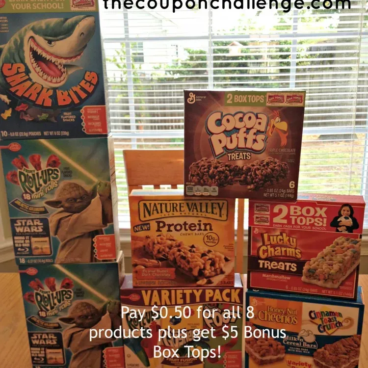 Free Box Tops Snacks Rebate