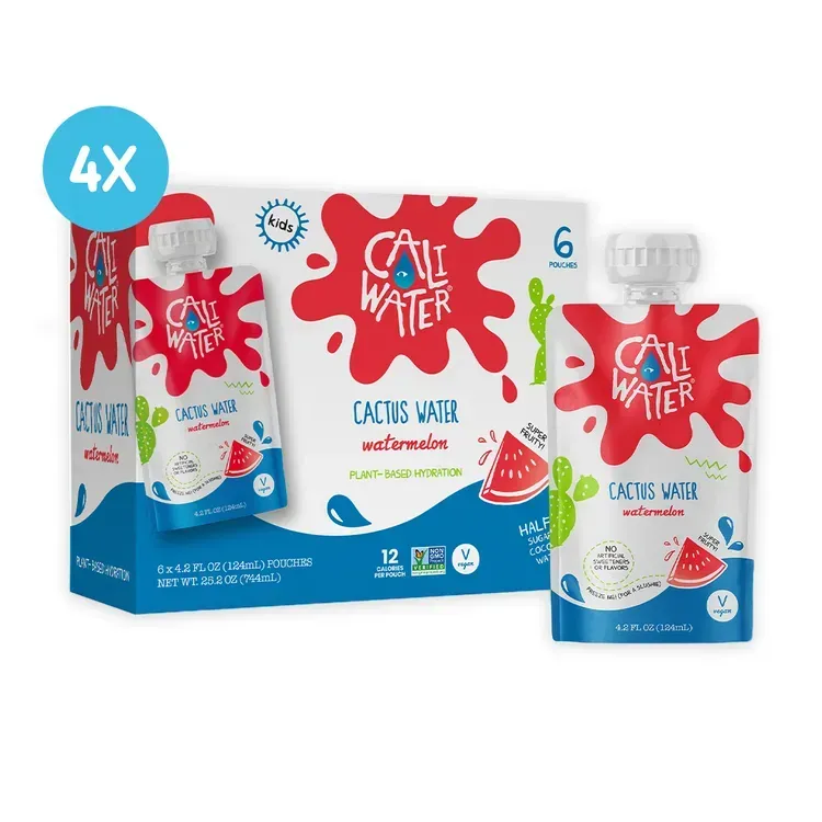 Free Caliwaters Cactus Water Kids Pouches