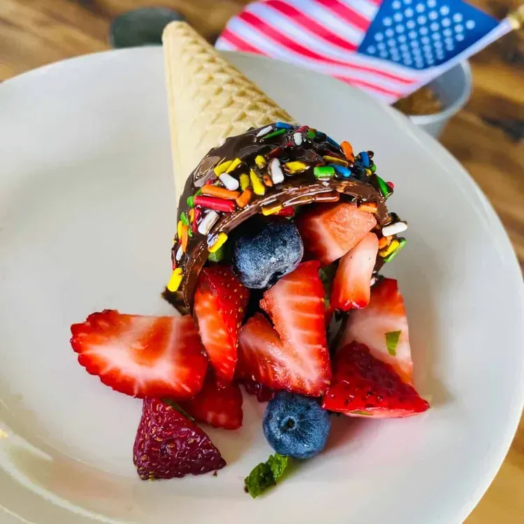 Free Chocolate Dipped Fruit Cone From Edible Arrangements