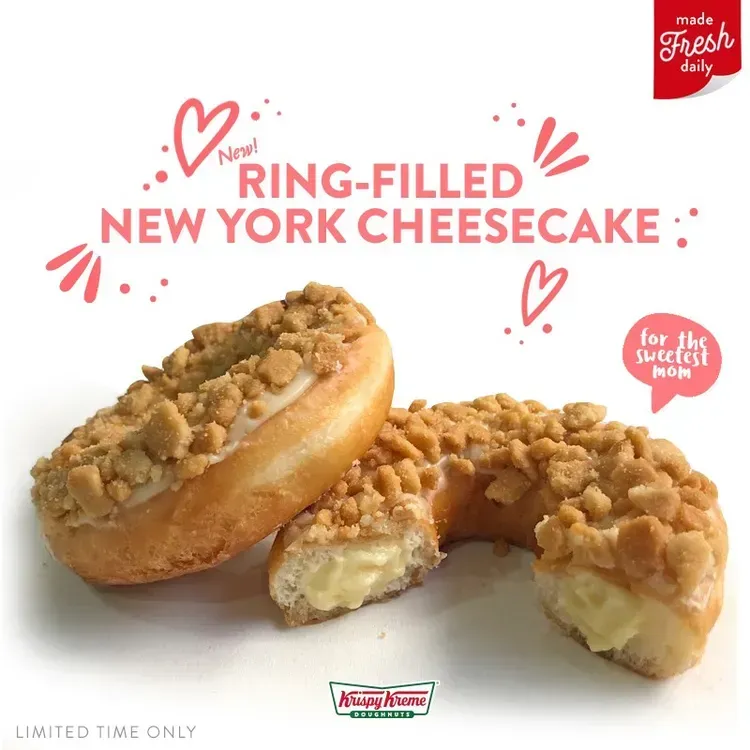 Free Craving Cheesecake Doughnut From Krispy Kreme