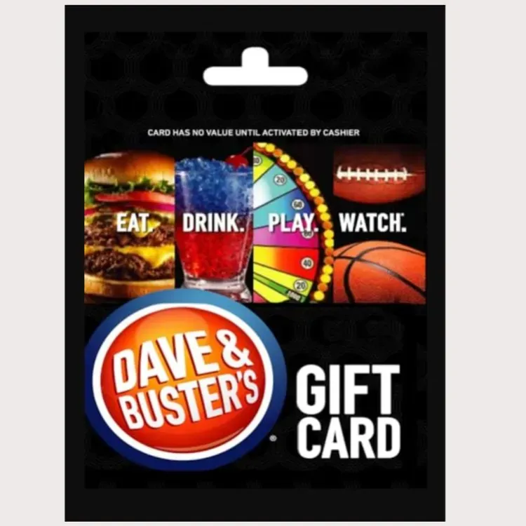 Free Dave & Busters $10 Gift Card