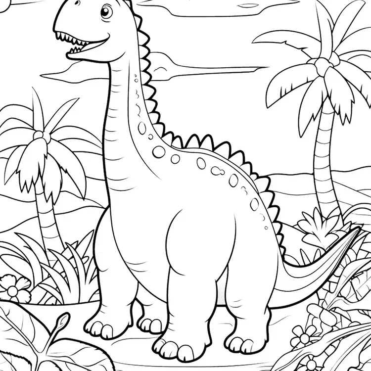 Free Dinosaur Coloring Pages From Colorgen Pro