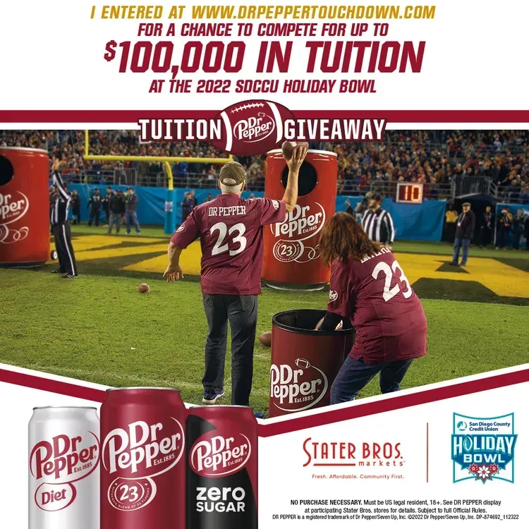 Free Dr Pepper And Cheez-it Tuition Giveaway And Instant Win Game
