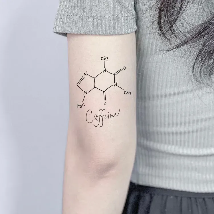 Free Dunkin Creepin & Caffeinated Temporary Tattoo