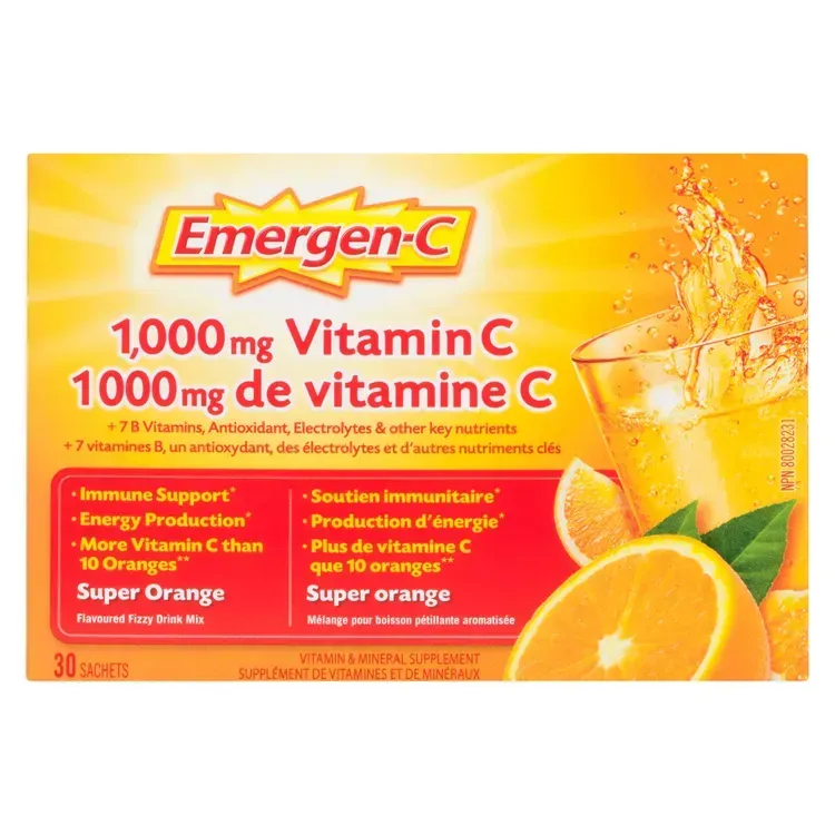 Free Emergen-c Super Orange Sample From Freeosk