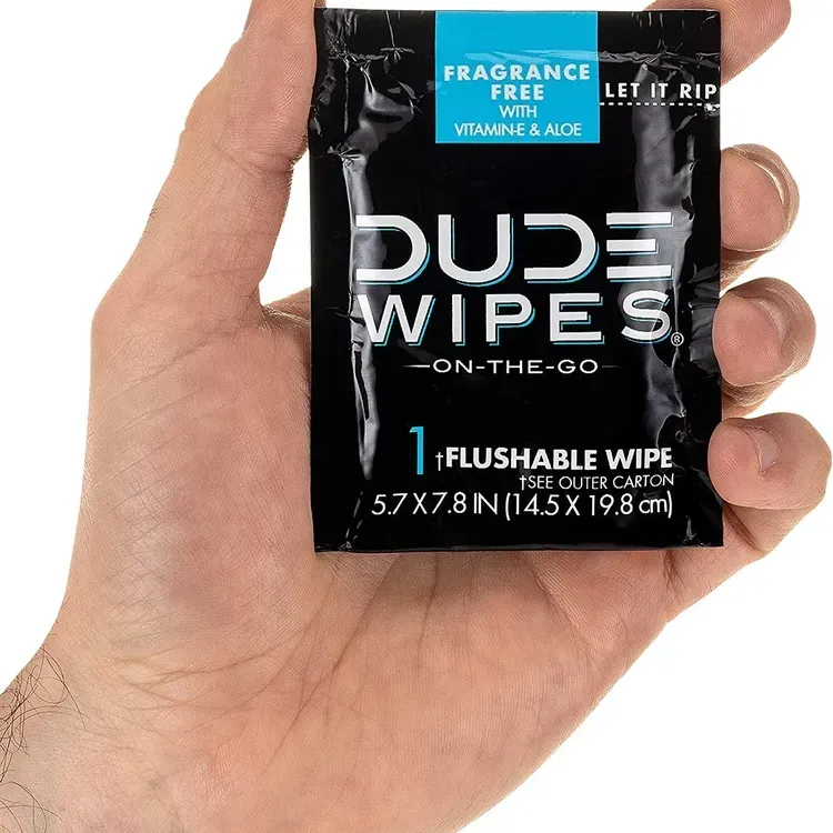 Free Fragrance Free DUDE WIPES Sample From Freeosk