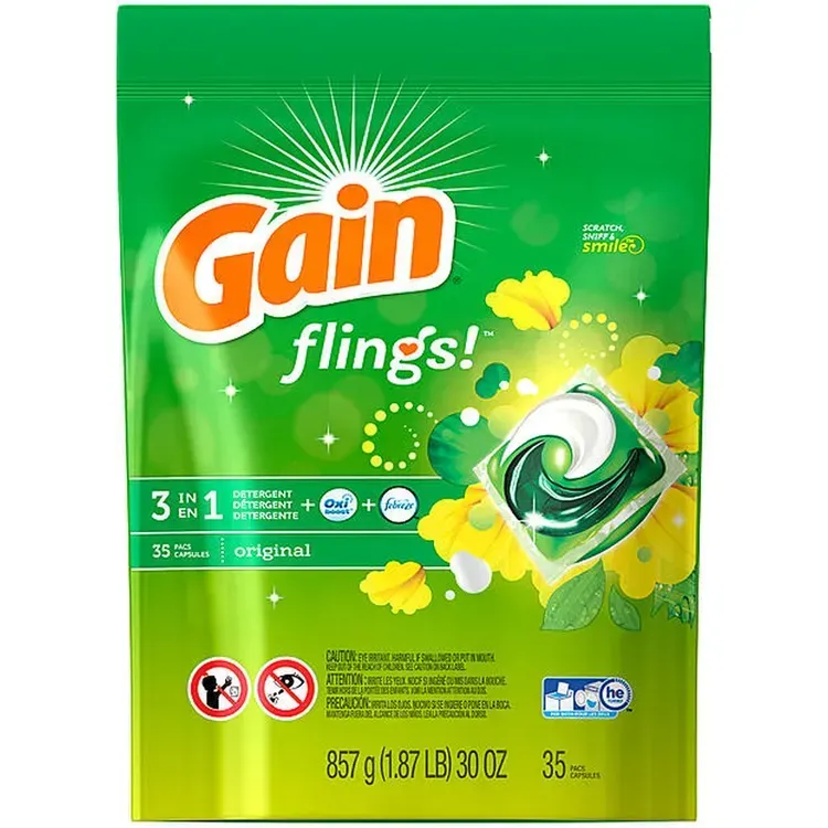 Free Gain Flings And Downy Fresh & Cascade Platinum Plus Samples From Sams Club