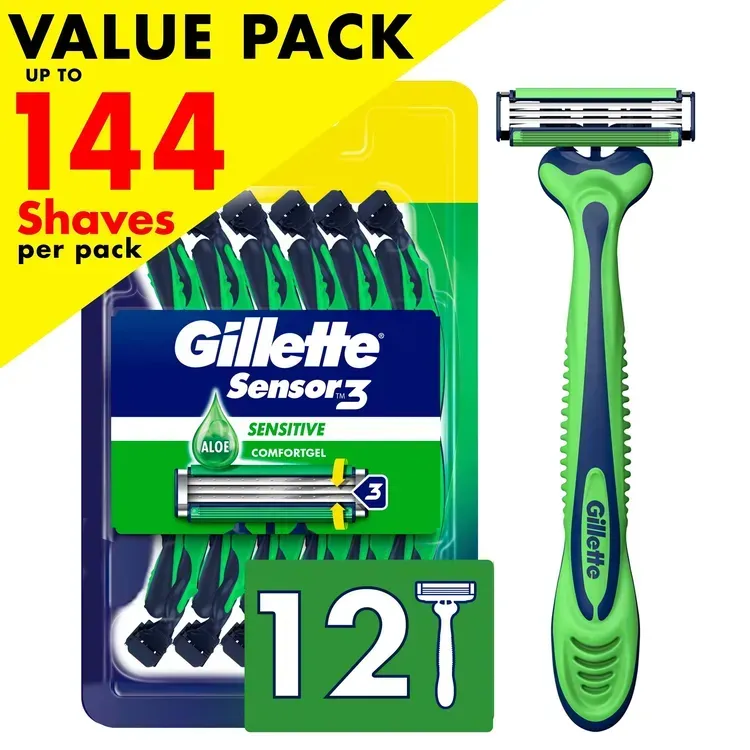 Free Gillette Sensor3 Sensitive Men's Disposable Razor From CVS