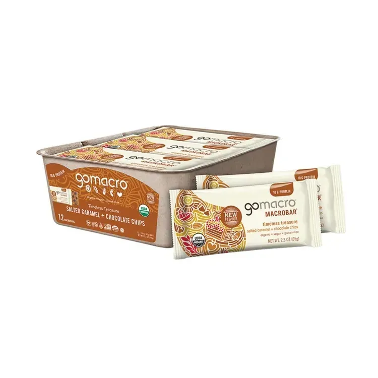 Free Gomacro Salted Caramel + Chocolate Chips Macrobar Multipack From Sampoll