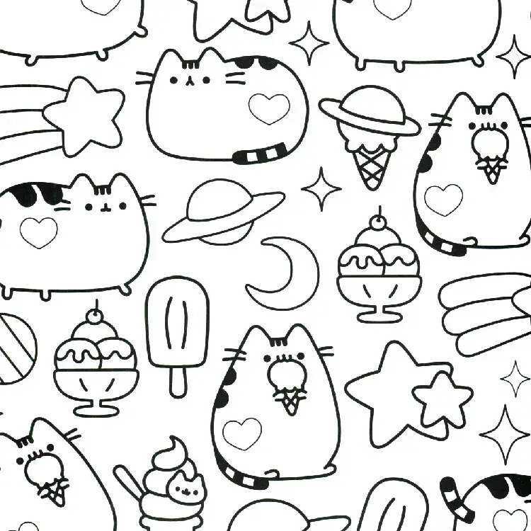 Free Kawaii Coloring Pages From Colorgenpro