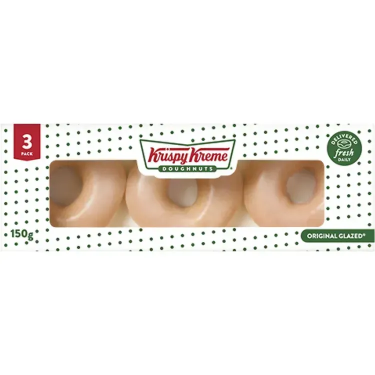 Free Krispy Kreme Original Glazed Three-pack