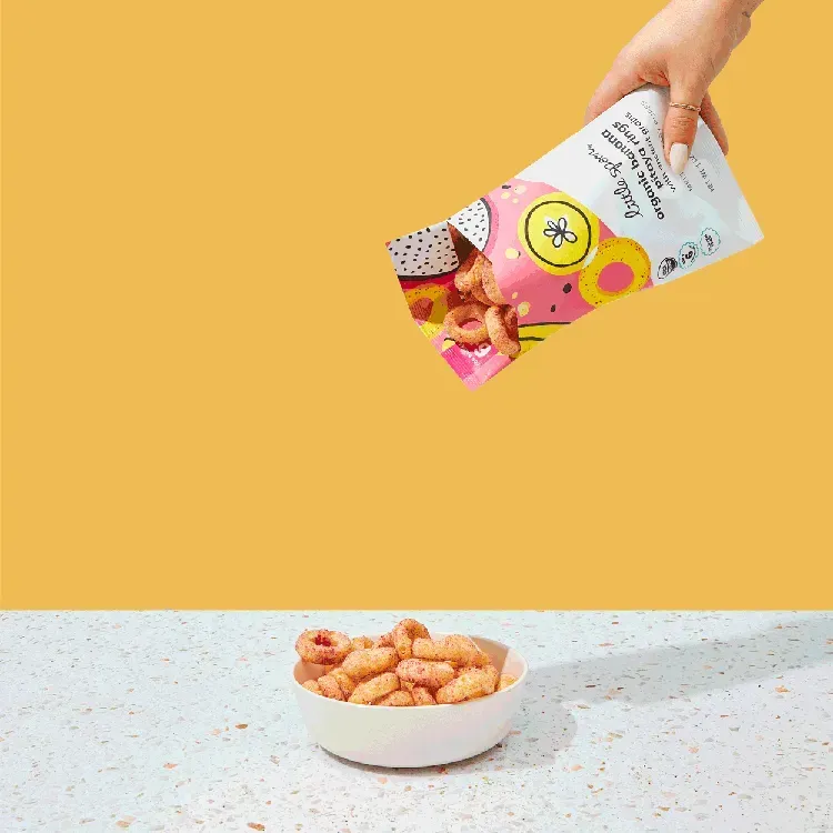 Free Little Spoons Organic Banana Pitaya Baby Puffs