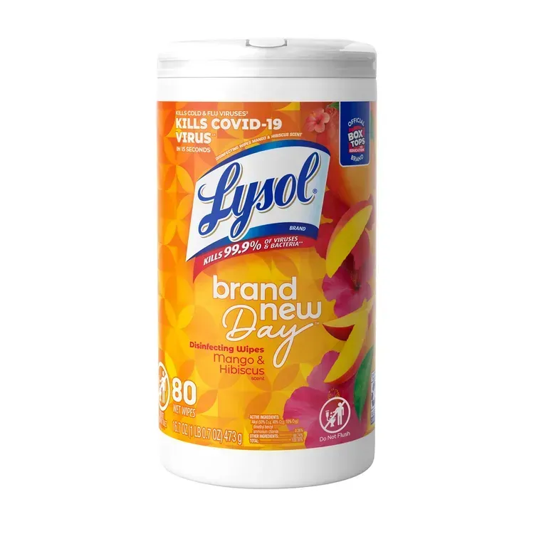 Free Lysol Brand New Day Lavender & Cotton Blossom Disinfecting Wipes
