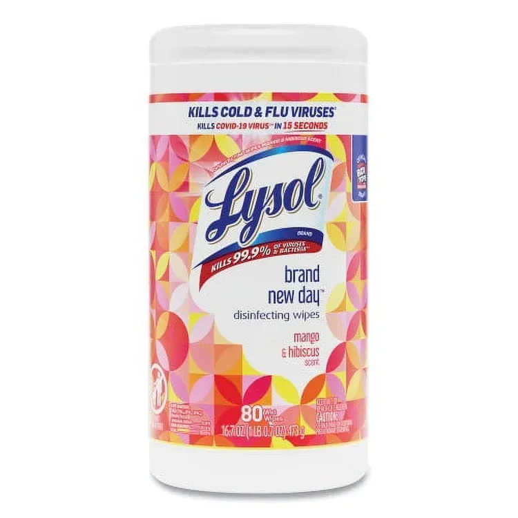 Free Lysol Brand New Day Mango & Hibiscus Disinfecting Wipes