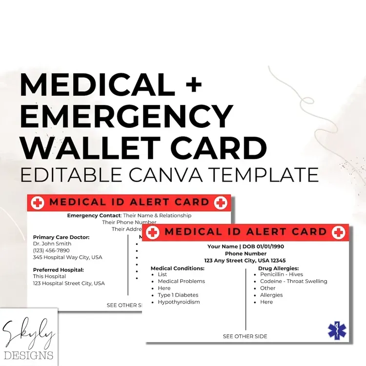 Free Medical ID Wallet Card From American Medical ID