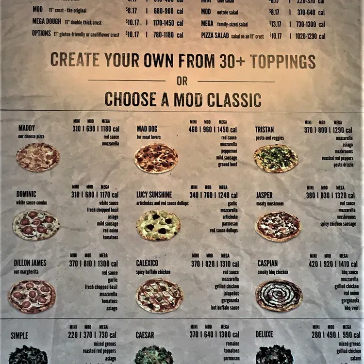 Free MOD Pizza From Season Of Rewards