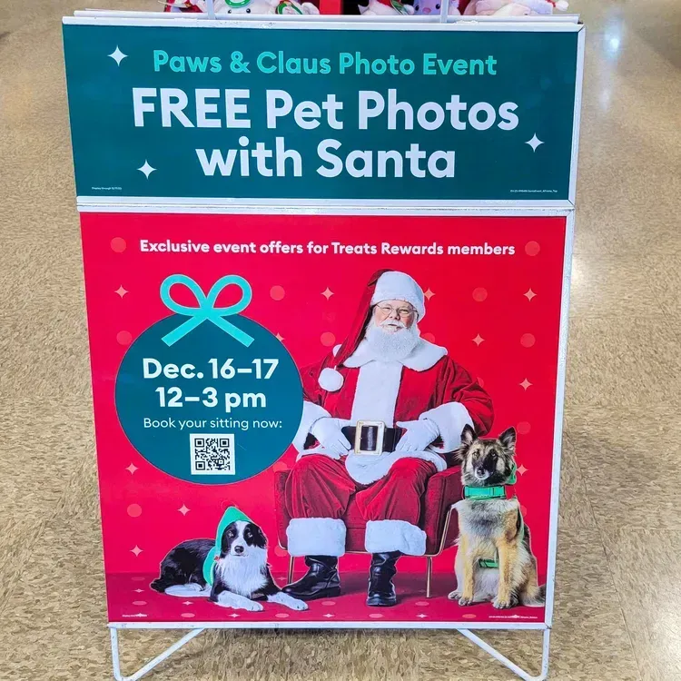 Free Pet Photo Sessions With Santa