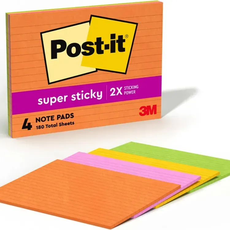 Free Post-it Super Sticky Notes 8 Pack From Staples