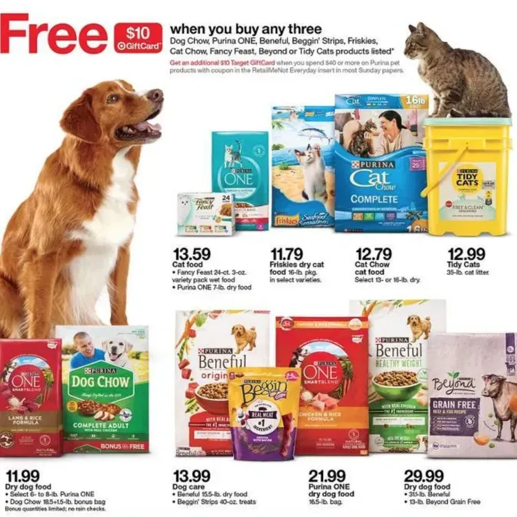 Free Purina Dog Or Cat Treats Coupon Or Sample