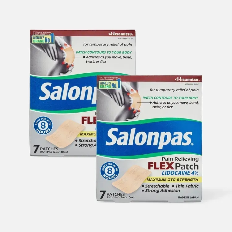 Free Salonpas Pain Relieving Flex Patch Lidocaine