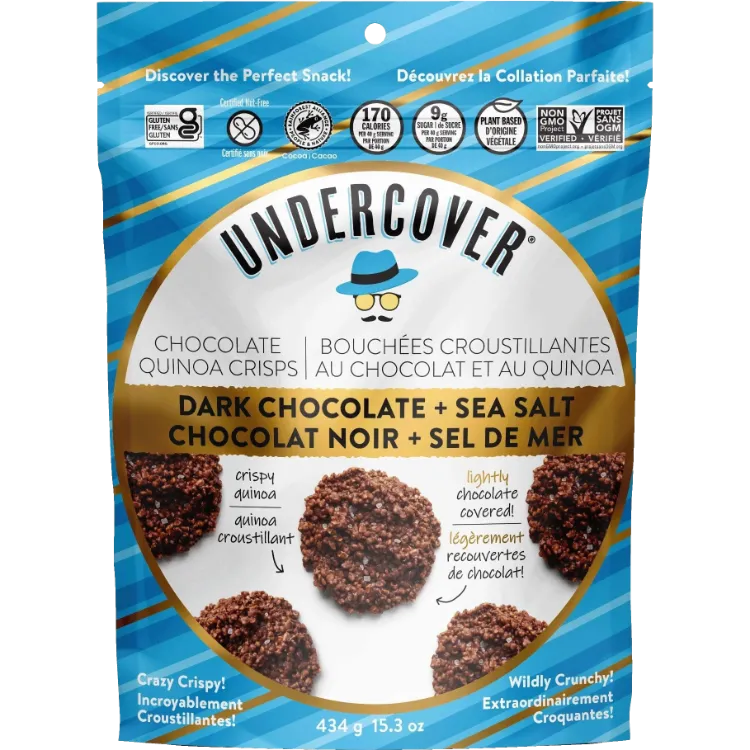 Free Undercover Snacks Chocolate Quinoa Crisps