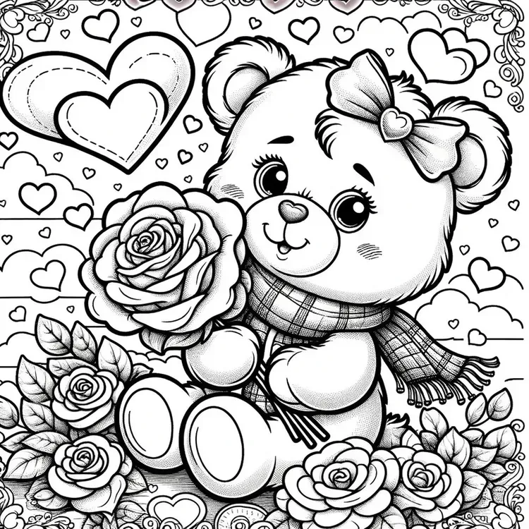 Free Valentines Day Coloring Pages From Colorgen Pro