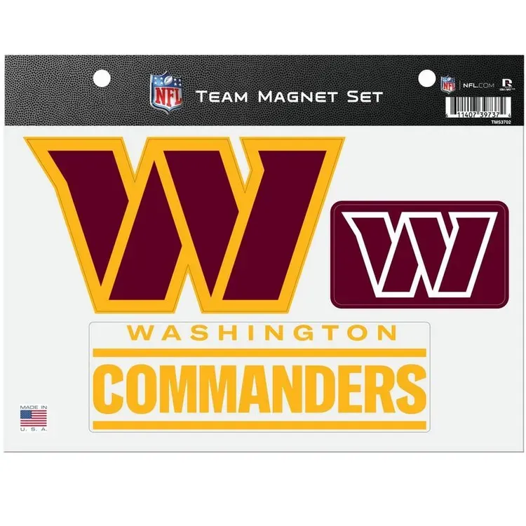 Free Washington Commanders Schedule Magnet