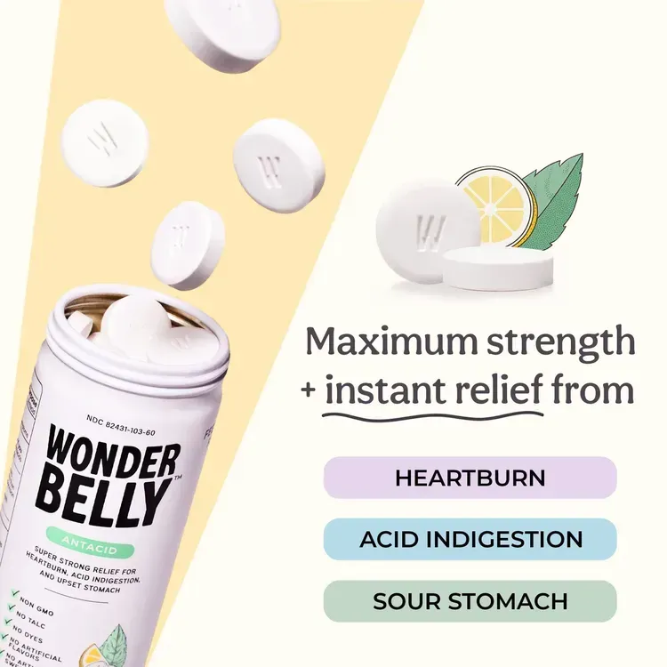 Free Wonderbelly Multi-symptom Relief Tablets