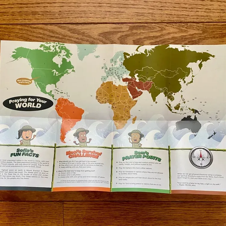 Free World Prayer Map From Every Home For Christ